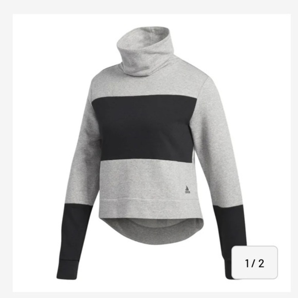 Adidas Heather Gray Sweatshirt